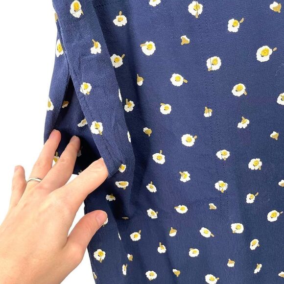 Madewell Button-Back‎ Easy Dress in Daisy Dots Sz S - Picture 8 of 12